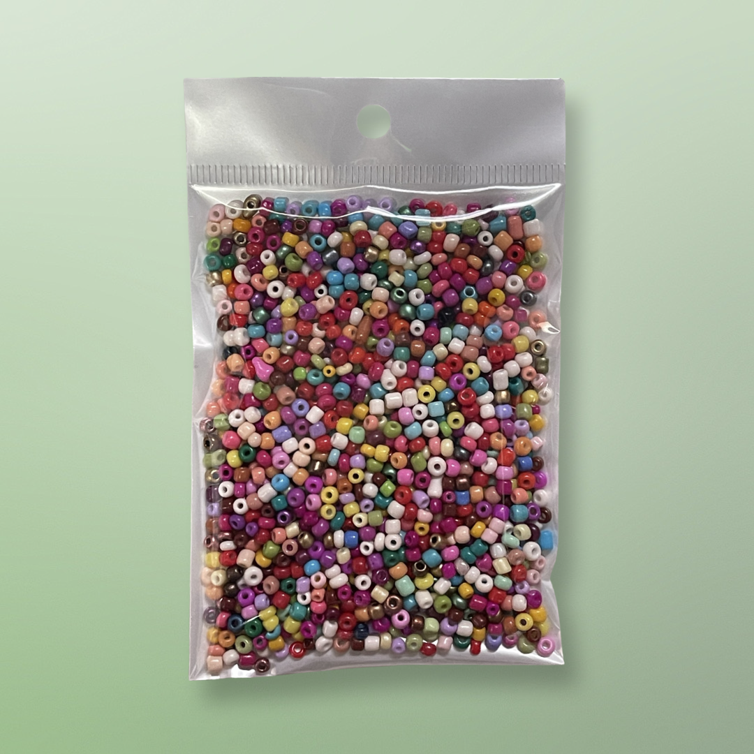 SEED BEAD 8/0 MULTI 45GM PACK