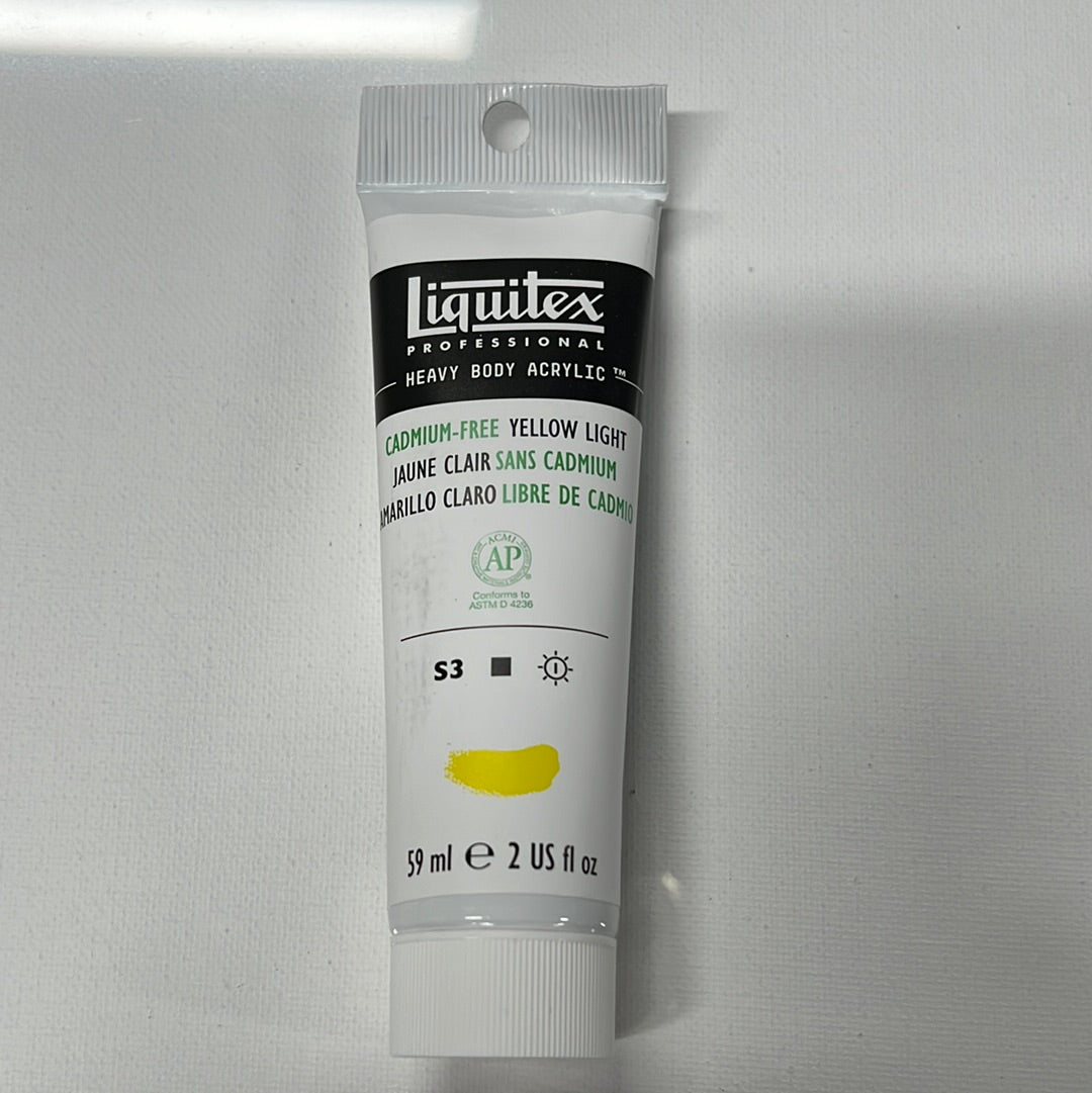 LIQUITEX HEAVY BODY ACRYLIC CADMIUM YELLOW LIGHT