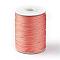 KOREAN POLYESTER CORD 1MM 85 YDS PER ROLL CORAL