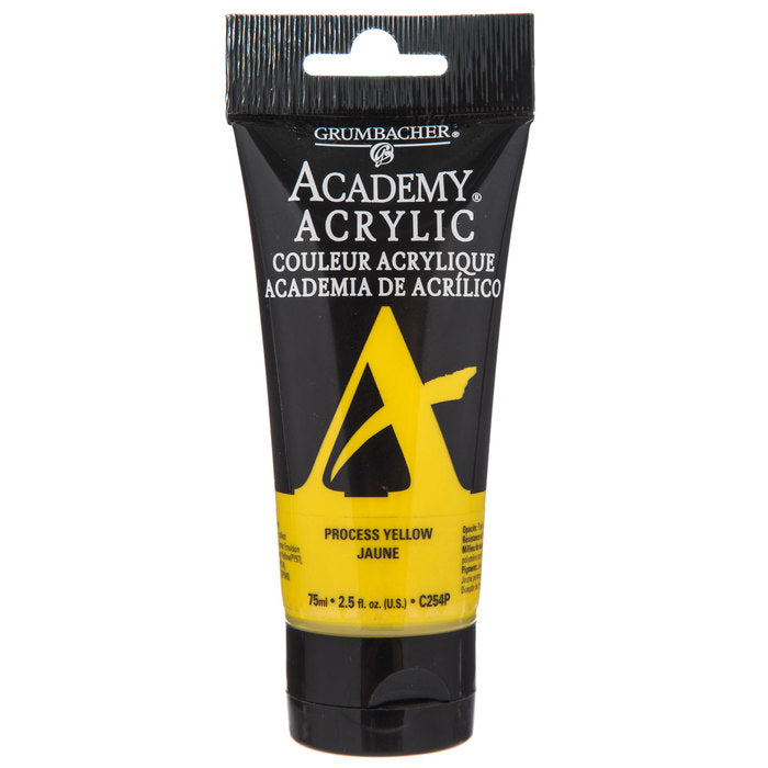 ACADEMY ACRYLIC 75 ML PROCESS YELLOW