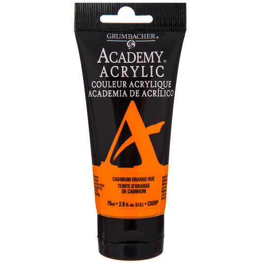 ACADEMY ACRYLIC 75 ML CADMIUM ORANGE