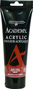 ACADEMY ACRYLIC 75 ML CADMIUM RED DEEP