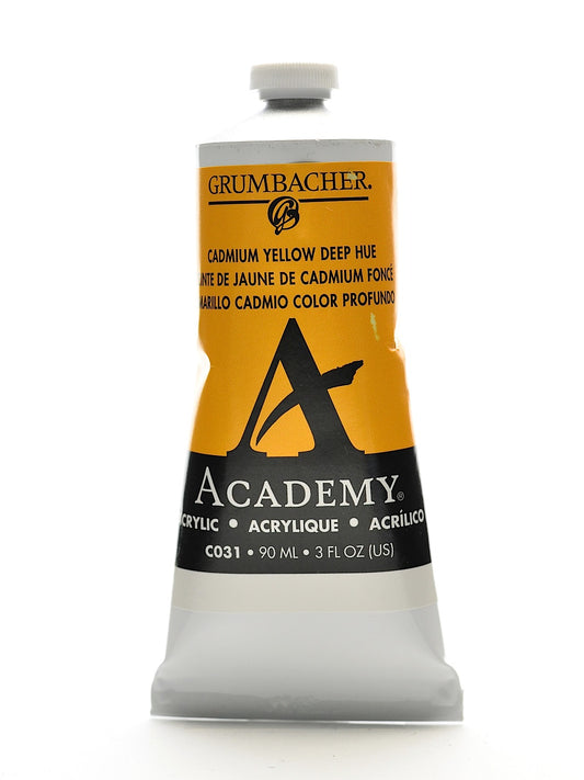 ACADEMY ACRYLIC 75ML CADMIUM YELLOW DEEP