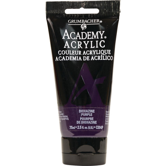 ACADEMY ACRYLIC 75 ML DIOXAZINE PURPLE