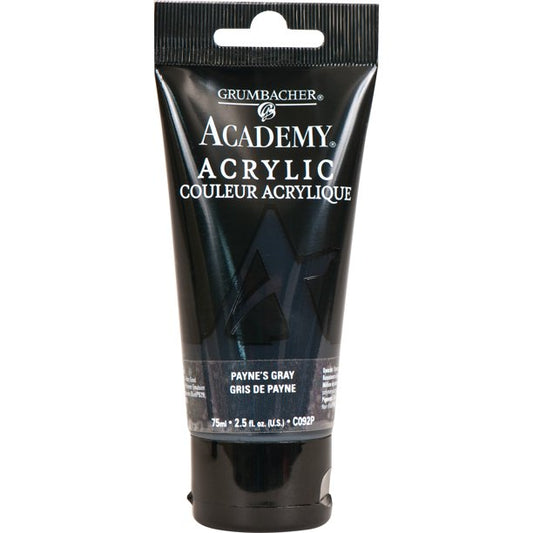 ACADEMY ACRYLIC 75ML PAYNE'S GRAY