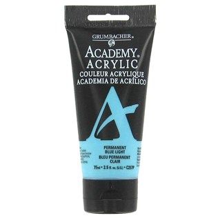 ACADEMY ACRYLIC 75 ML PERMANENT BLUE LIGHT