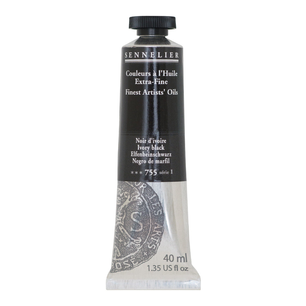 IVORY BLACK SENNELIER OIL