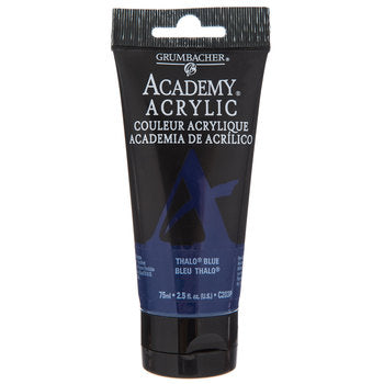 ACADEMY ACRYLIC 75 ML PTHALO BLUE