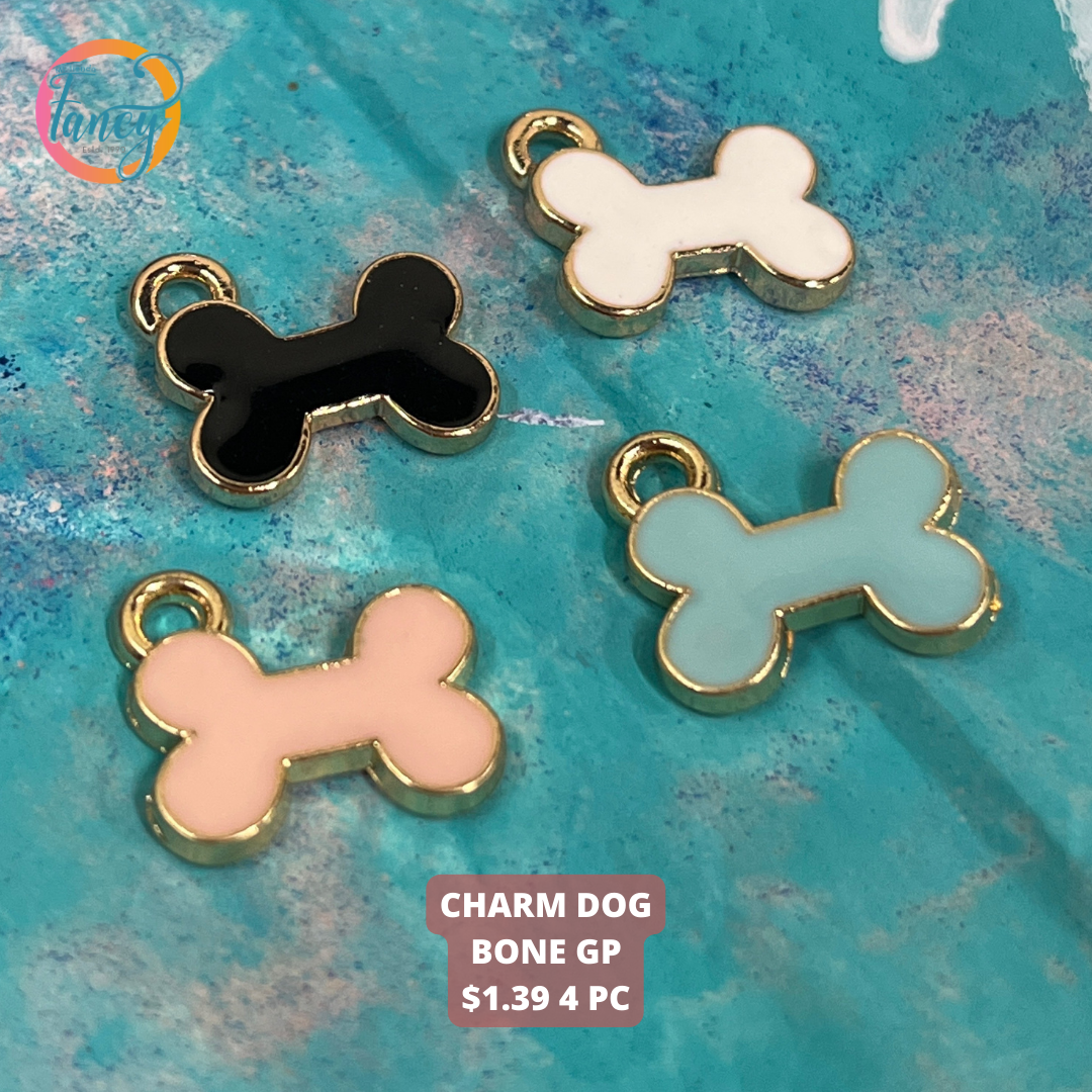 CHARM DOG BONE GP 4 PC