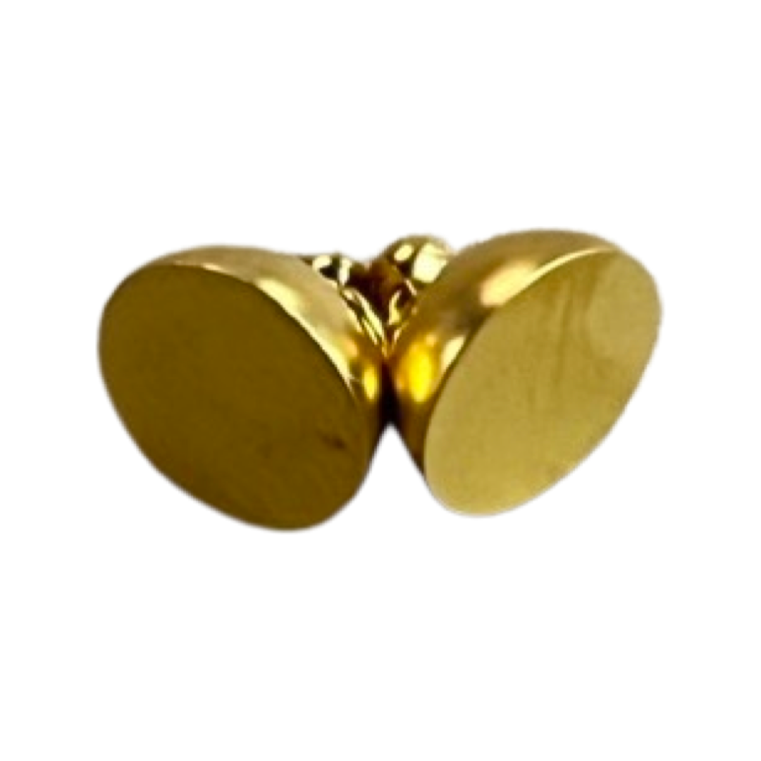 CLASP MAGNETIC MATT GOLD 12X8MM