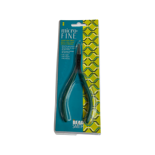 PLIER ROUND NOSE MICROFINE 125MM