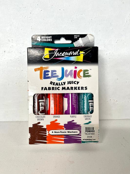 Jacquard Tee Juice Fabric Marker - Broad - Black