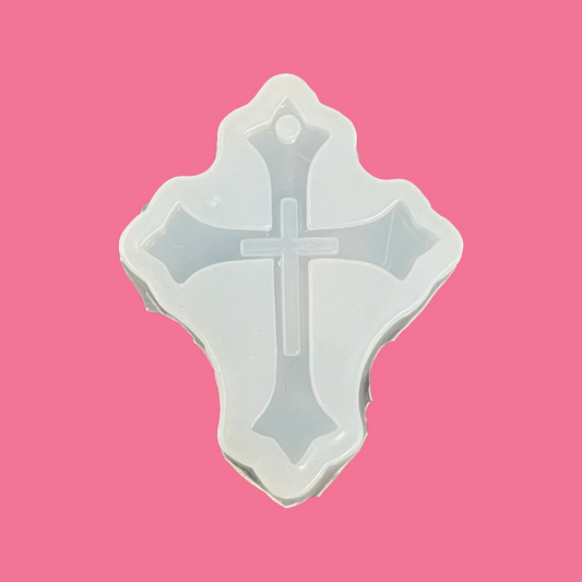 MOLD RESIN CROSS 57MM