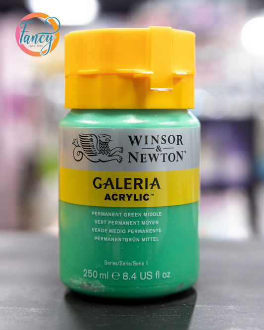 GALERIA ACRYLICS PERMANENT GREEN MIDDLE 250 ML