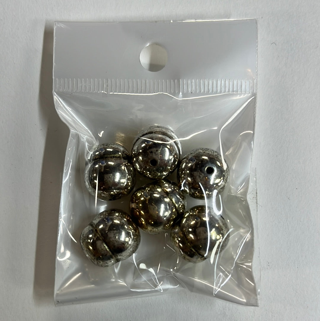 BEAD ASP ACRYLIC 14X12MM  6PC