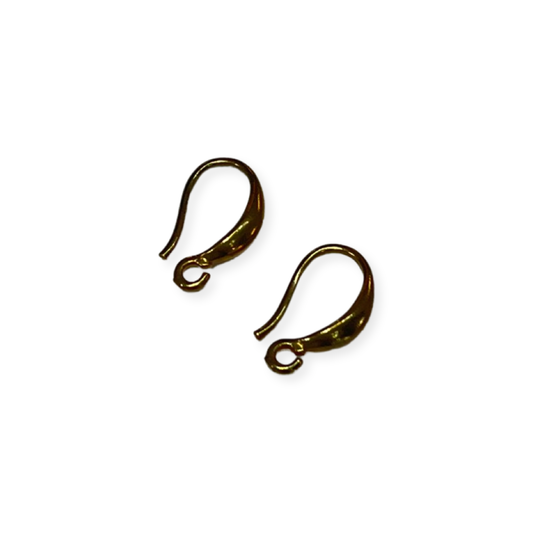 Earring Hook ant copper 22mm 1 par