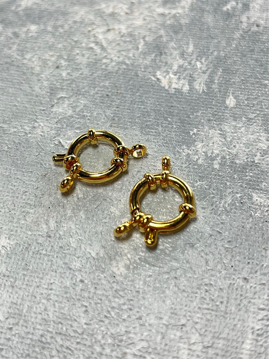 SPRING RING CLASPS 2PC