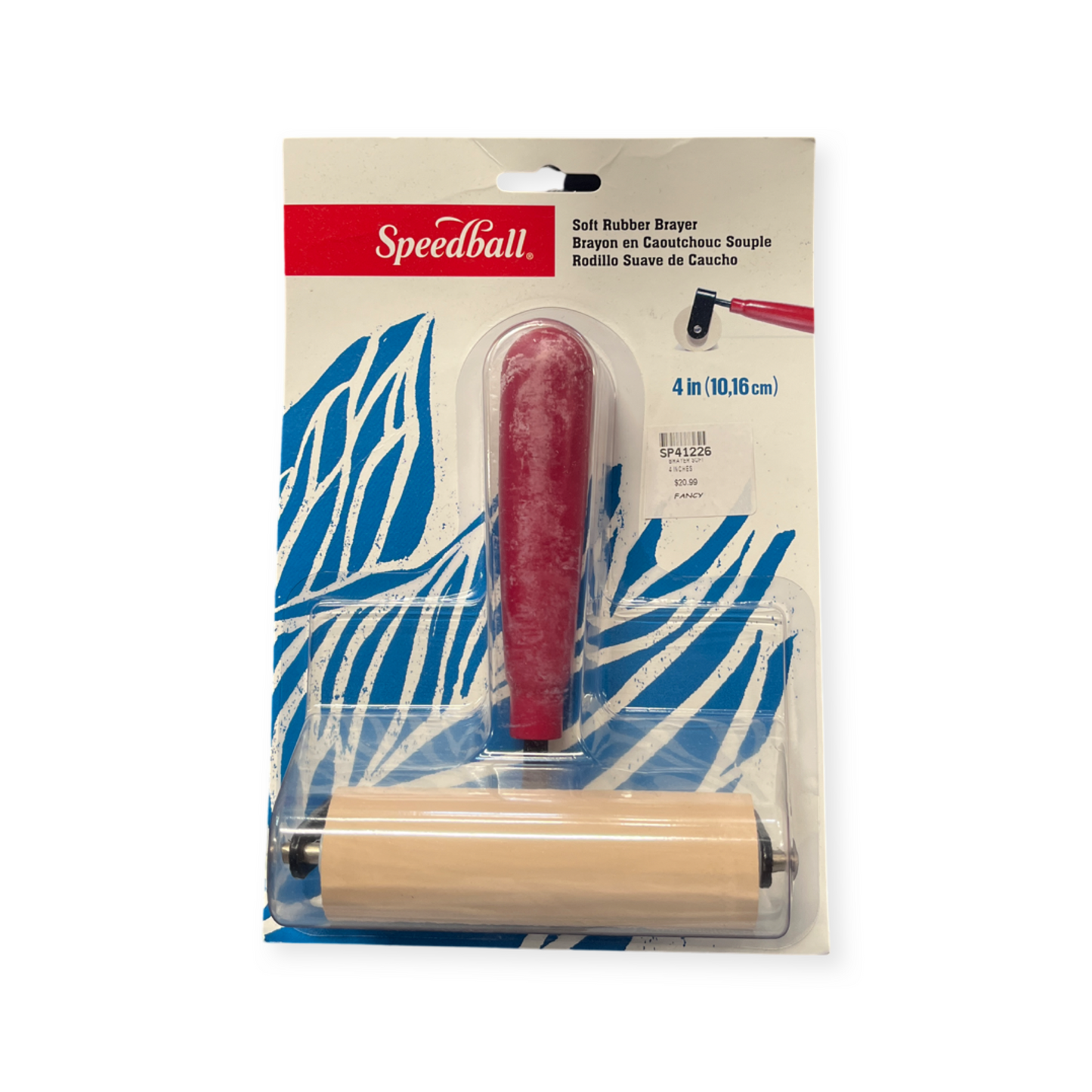 BRAYER SOFT RUBBER  4 OR 6 INCHES SPEEDBALL