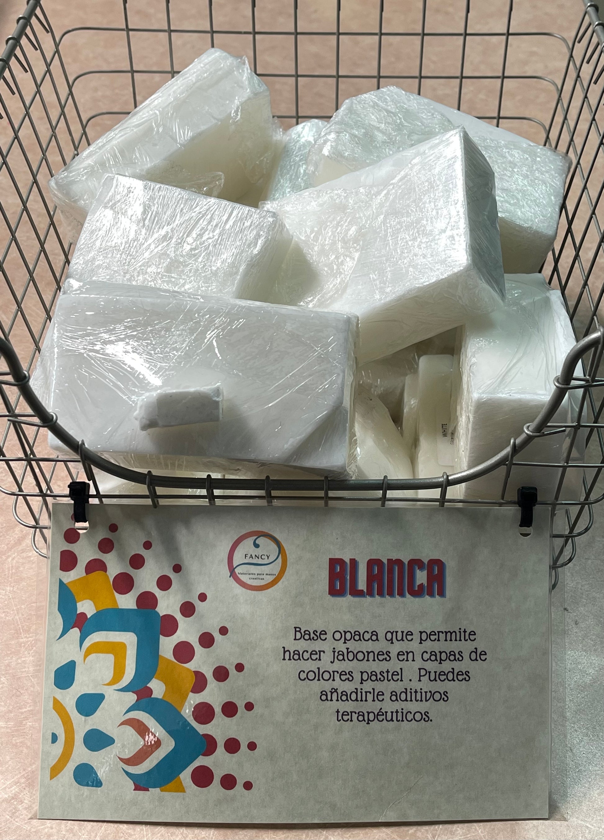 Base para elaborar jabón de glicerina Blanca