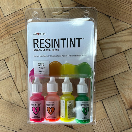 RESINTINT NEON 4COLORES