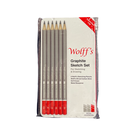 Graphite Pencil Set Wolff’s 6PC