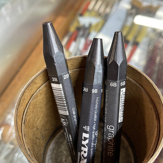 GRAPHITE CRAYON 9B OR 6B 1PC