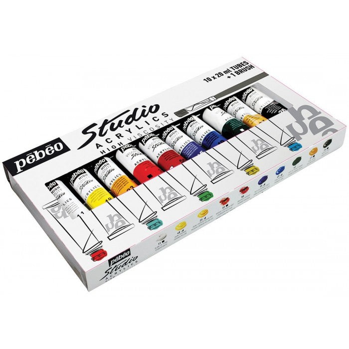 ACRYLIC PAiNT SET PEBEO 10 PC